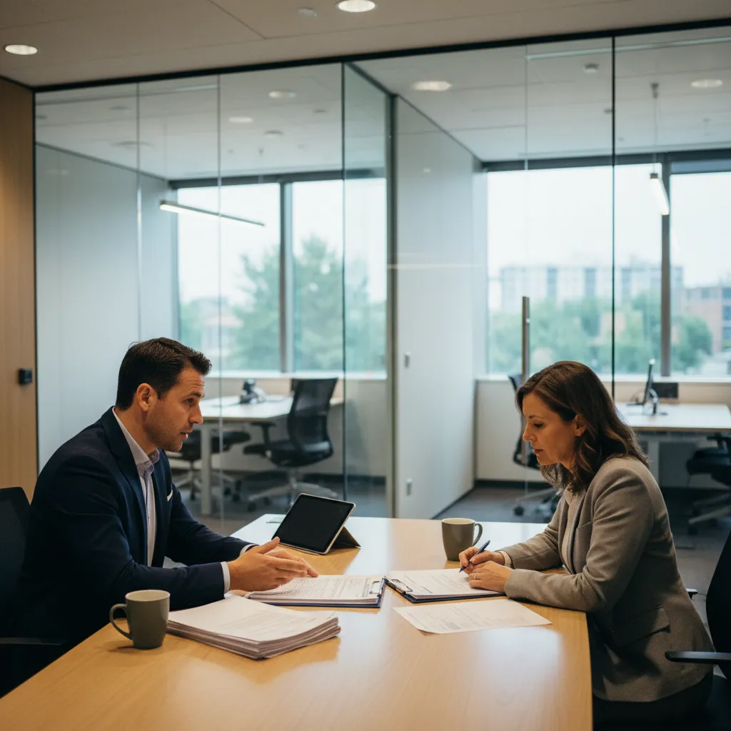 Le rendez-vous avec un conseiller bancaire se prépare avec un dossier complet et des chiffres solides