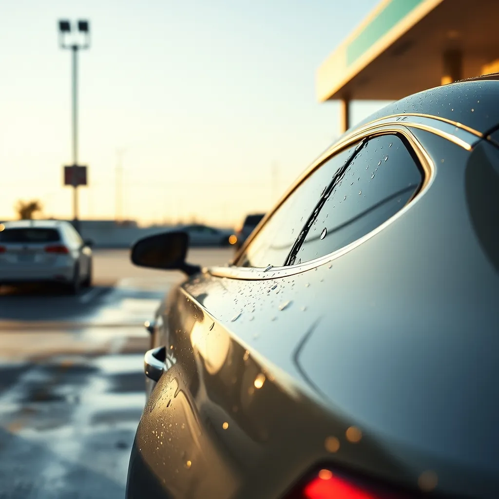 Résultat après un lavage sans contact : une carrosserie brillante sans la moindre micro-rayure