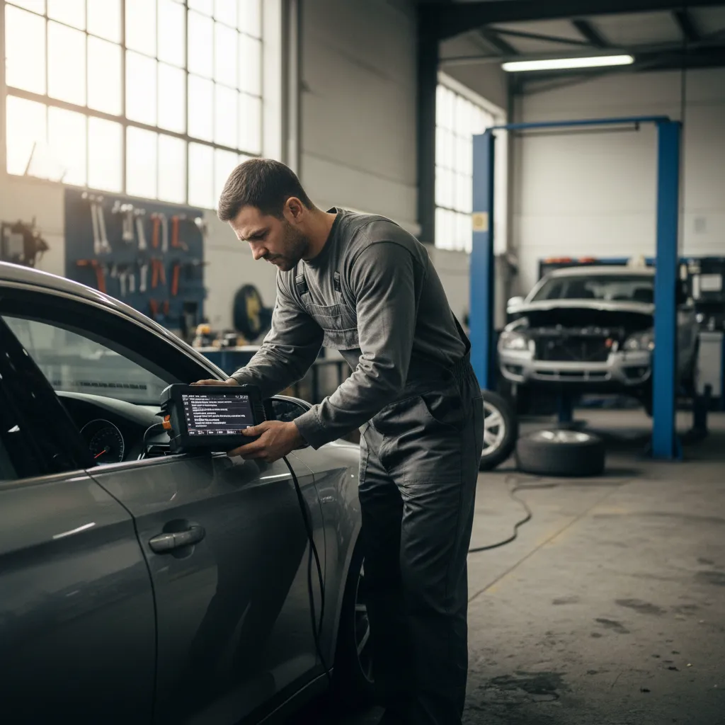 Diagnostic électronique à la valise OBD2 pour identifier les codes défaut liés à la vanne EGR