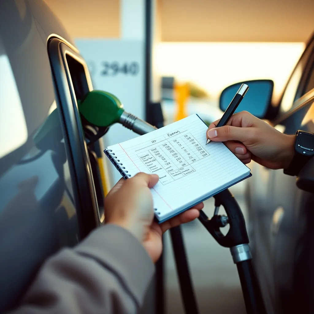 Noter chaque plein dans un carnet permet de calculer sa consommation réelle avec précision