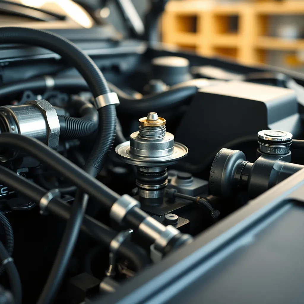 Le circuit de refroidissement avec ses durites, thermostat et pompe à eau