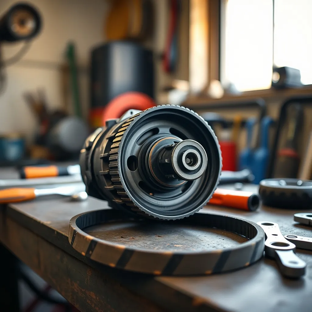 La courroie CVT est la pièce maîtresse de la transmission automatique sur un 125