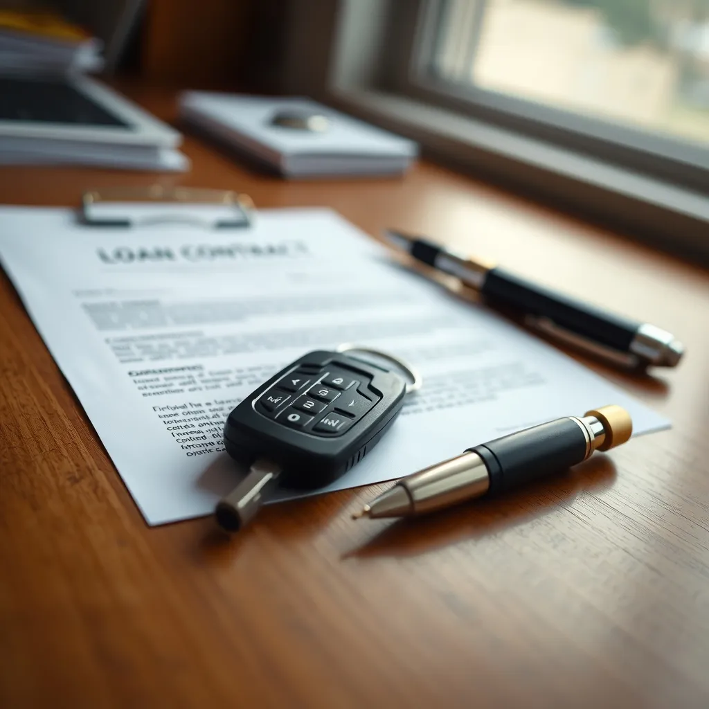 La signature du contrat de prêt auto marque le début du financement