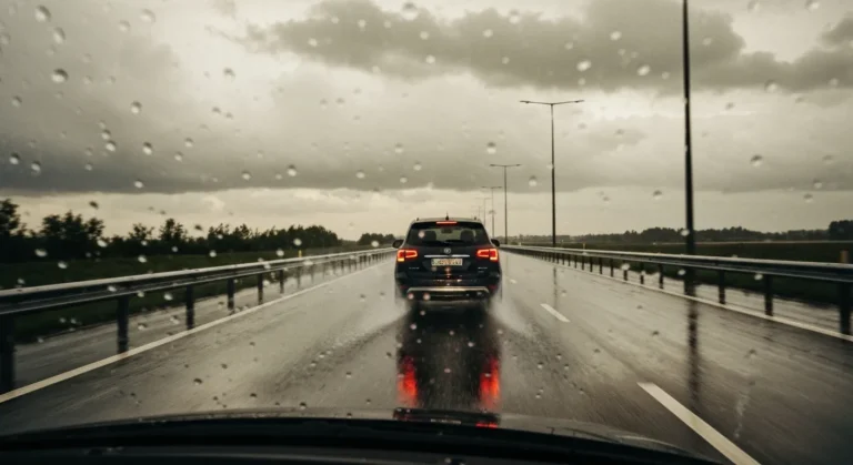 Conduire sous la pluie et sur route mouillée : les réflexes qui sauvent