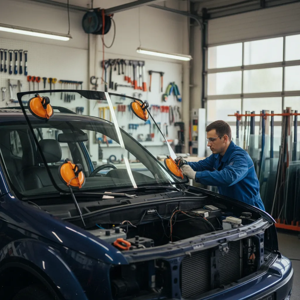 Le remplacement complet d'un pare-brise nécessite un temps de séchage de 2 à 4 heures avant de reprendre la route