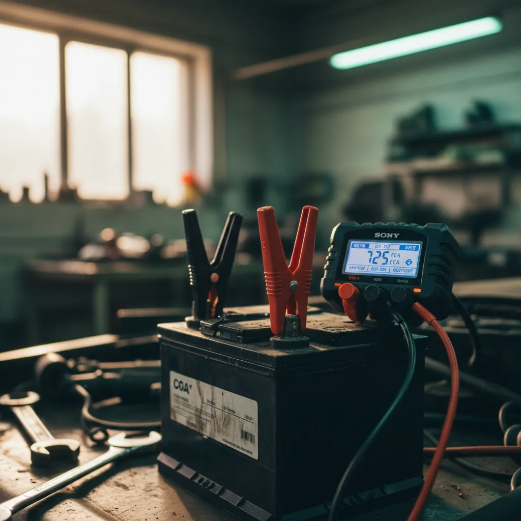 Le test CCA mesure la vraie capacité de démarrage à froid de votre batterie