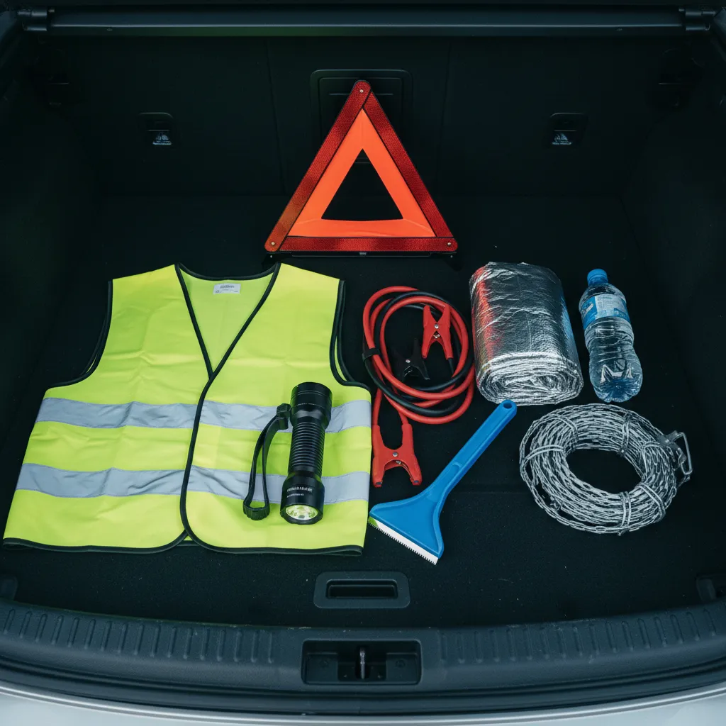 Le kit de survie hivernal complet coûte moins de 60 euros et tient dans un coin du coffre