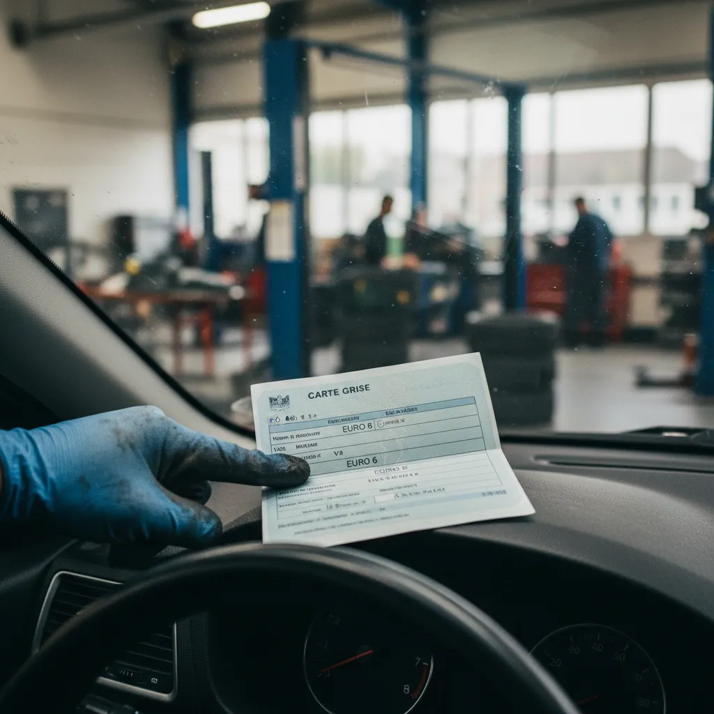 Le champ V9 de la carte grise révèle la norme Euro de votre véhicule