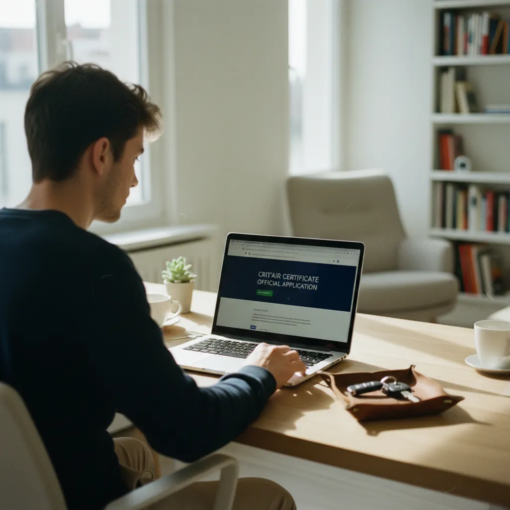 La commande de la vignette Crit'Air se fait en quelques minutes sur le site officiel