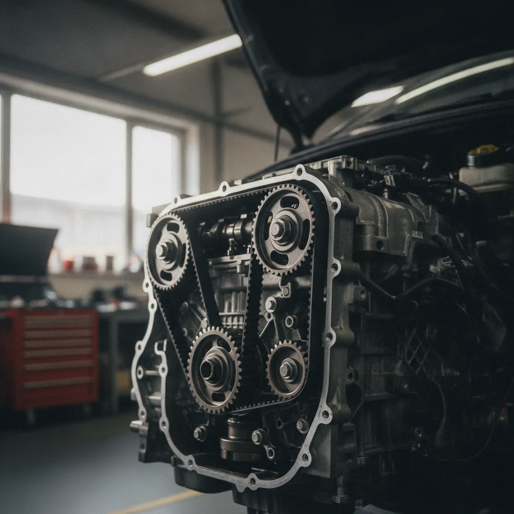 Accès au système de distribution sur un moteur 1.5 dCi de Clio 4