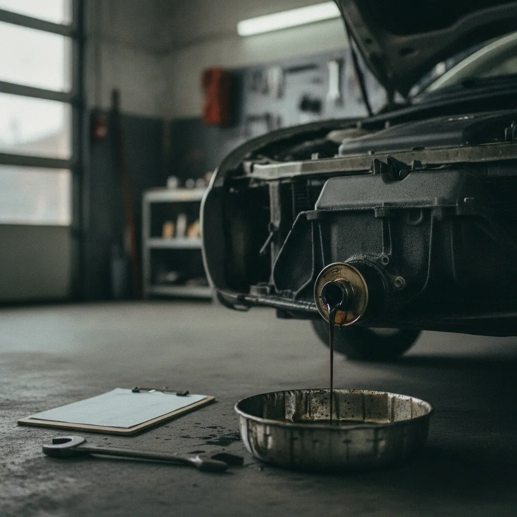 La vidange d'huile moteur est l'opération centrale de chaque révision automobile