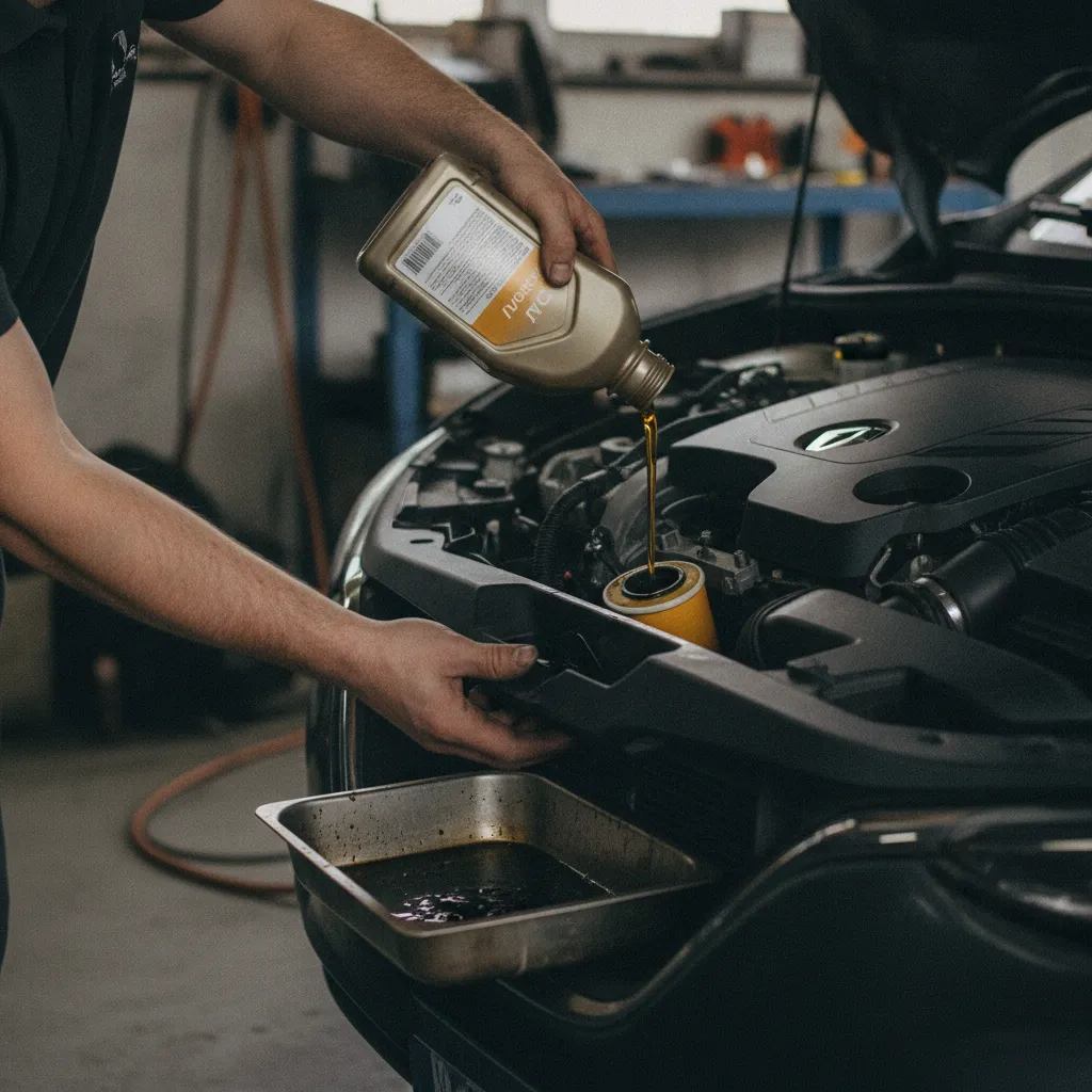 La vidange moteur est au cœur de chaque révision Renault