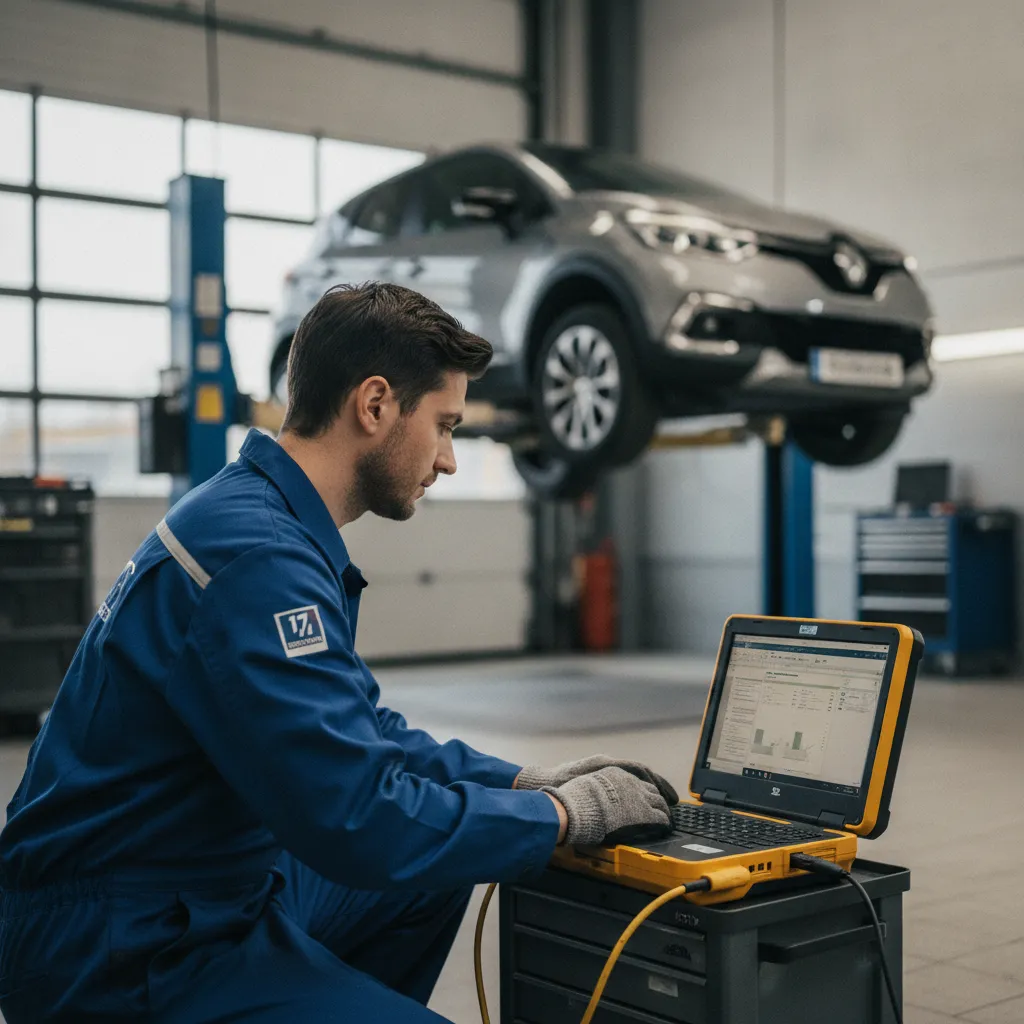 Le diagnostic électronique fait partie intégrante de la révision Renault