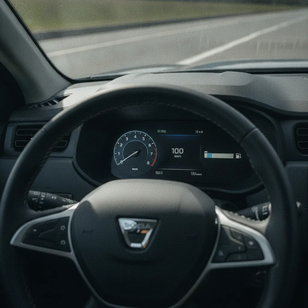 Combiné d'instrumentation numérique du nouveau Dacia Duster 3