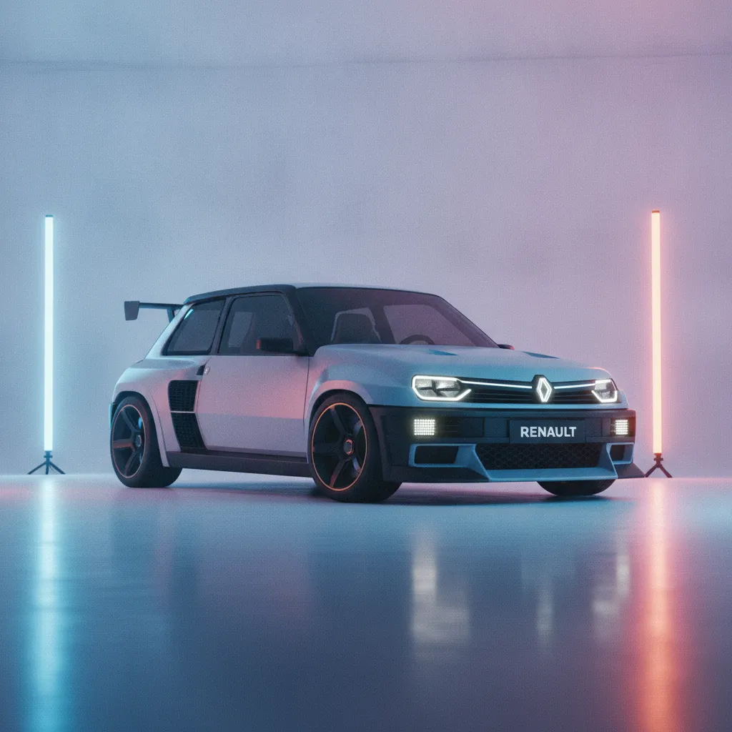 La Renault 5 Turbo 3E électrique, héritière moderne de la légende avec ses 540 ch