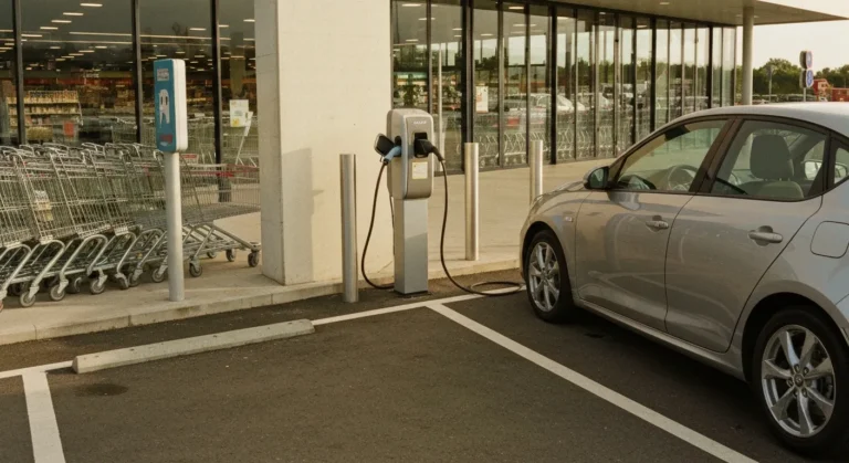 Recharger sa voiture au supermarché : tarifs et accès enseigne par enseigne