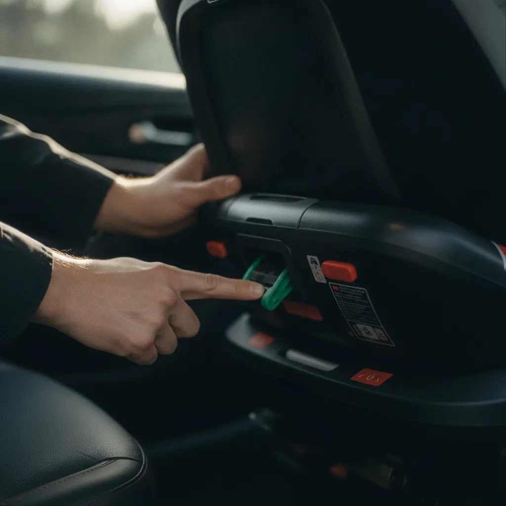 Vérification des connecteurs Isofix avant l'installation du siège auto